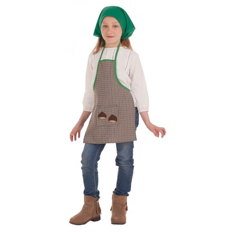 Disfraz de Castañera para niña - Disfraces de Navidad Infantiles para niño y niña - MisterDisfraz.com