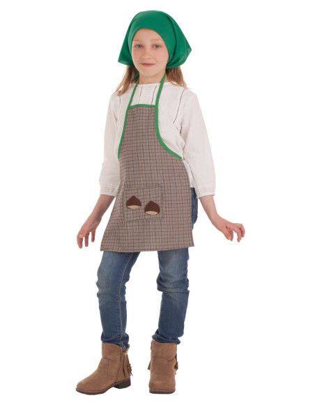 Disfraz de Castañera para niña - Disfraces de Navidad Infantiles para niño y niña - MisterDisfraz.com