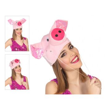 Gorro de Cerdito o Cerdita - Complementos Disfraces - MisterDisfraz.com