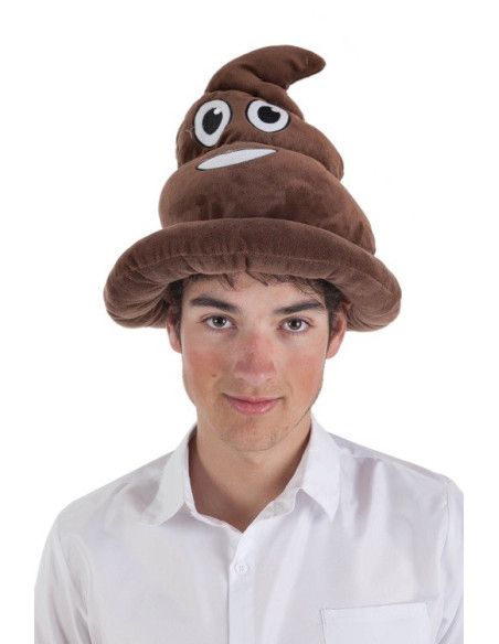 Gorro Emoticono Caca - Talla Única - Complementos Disfraces Gorros y Sombreros - MisterDisfraz.com