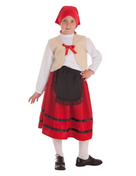 Disfraz de Pastora Chaleco para niña - Disfraces de Navidad Infantiles para niño y niña - MisterDisfraz.com