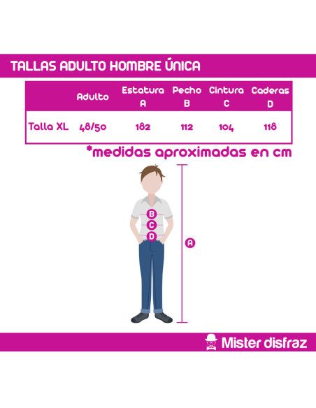 Tallas Disfraz de Carnicero Sangriento Halloween - Disfraces Halloween Hombre y Mujer - MisterDisfraz.com
